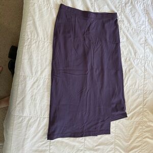 Betabrand Sassiest pant skirt combo In deep purple size medium